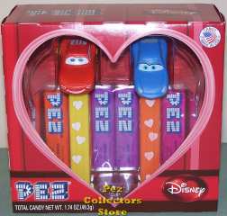 Lightning McQueen & Sally Disney Couples Valentines Pez