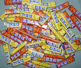 1 lb. European Lemon & Orange Pez Candies