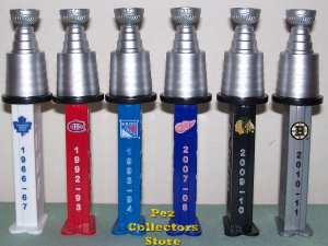 NHL Stanley Cup Pez set from Canada