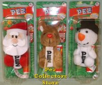 Christmas Plush Pez Set