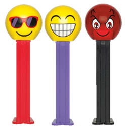 2017 Emoji Pez Chillin', Cheesing, and Devilish