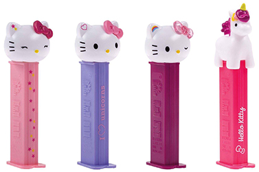 2018 European Hello Kitty Unicorn Pez Set