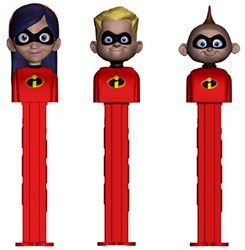 2018 Incredibles pez set