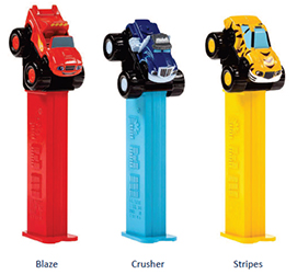 European Blaze, Crusher and Stripes Pez