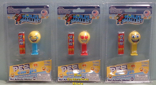 World's Smallest Emoji Pez Set