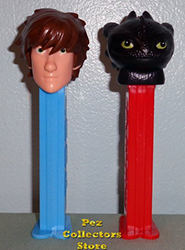 Hiccup and Toothless Pez from How to Train Your Dragon