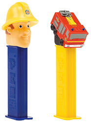 European Fireman Sam and Jupiter the Firetruck Pez