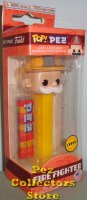 Funko Exclusive Chase Pez Pal Yellow Fireman POP!+PEZ