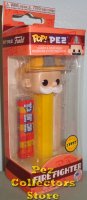 Funko Exclusive Chase Pez Pal Yellow Fireman POP!+PEZ