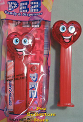 Red Crystal Happy Heart Valentine Pez