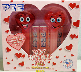 Crystal Hearts Valentine's Day Pez Twin Pack