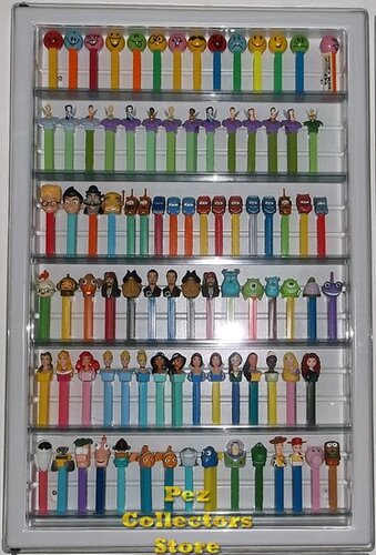 Covered Wall Display for Pez