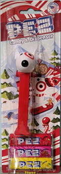 2024 Target Bullseye Pez on Holiday Card
