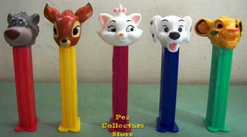 Disney Animal Friends Pez Set of 5