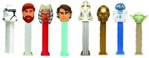 Star Wars Clone Wars Pez Set