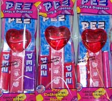 New Short Red Crystal Valentine Pez