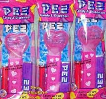 Tall Cloudy Medium Pink Valentine Pez