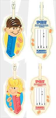 Pez Luggage Tags