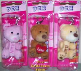 Valentine's Day Plush Pez Teddy Bears