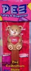 Brown Love Teddy Bear Pez