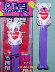 2012 White Kisses Bear pez