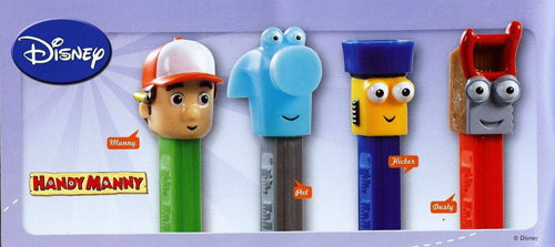 Handy Manny European Pez set loose