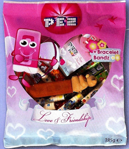 Love and Friendship Pez Bags