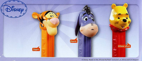 European Winnie the Pooh Pez Set