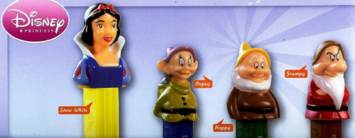 European Snow White Pez set