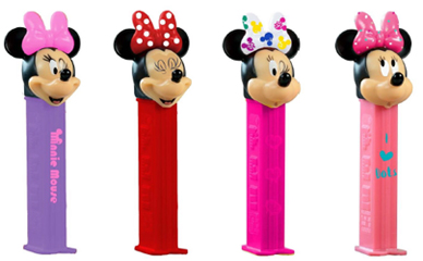 2015 European Minnie Mouse Pez Set