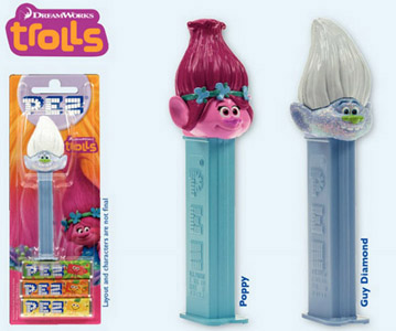 Dreamworks Trolls Pez