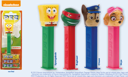 European Best of Nickelodeon Pez Assortment