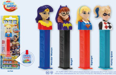 European DC Super Hero Girls with Pez Play Codes