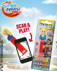 European Super Hero Girls Pez Play Scan Codes