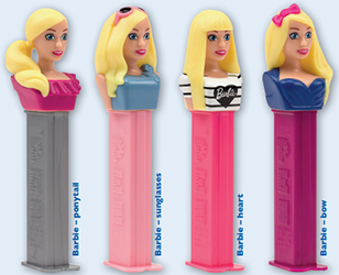 European Barbie Pez Set