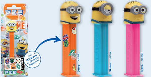 European Despicable Me 3 Minion Pez