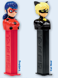 European Miraculous Ladybug and Cat Noir Pez