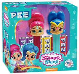 USA Shimmer and Shine Pez Twin Pack