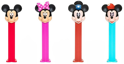 USA 2020 Mickey and Minnie Mouse Pez Assortment