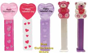 2012 Valentine Pez Hearts and Teddy Bears