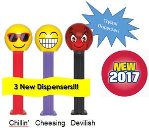 Emojis Pez from 2017 PEZ Plan