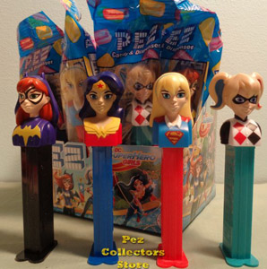 Super Hero Girls Pez Set