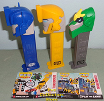 European Transformer Pez with Play Codes