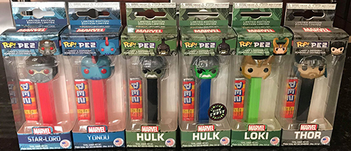 Revised Marvel POP+PEZ Packaging