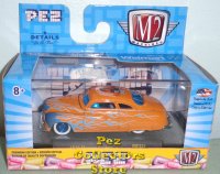 M2 Machines PEZ Orange Mercury with Flames