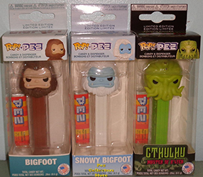 Myths - Bigfoot, Snowy Bigfoot and Cthulhu POP! PEZ