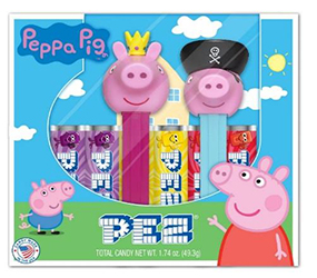 Princess Peppa and Pirate George Pez Twin Pack