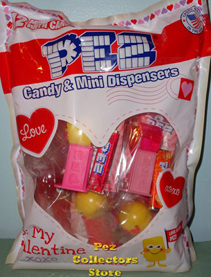 Valentine Mini Pez Party Favor Bag