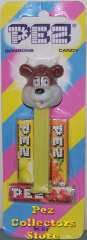 Barney Bear Pez on Striped Halo Card