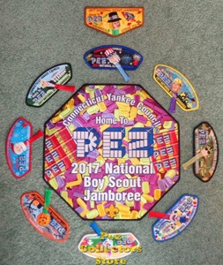 bSA Yankee Council 2017 Jamboree Pez patch set